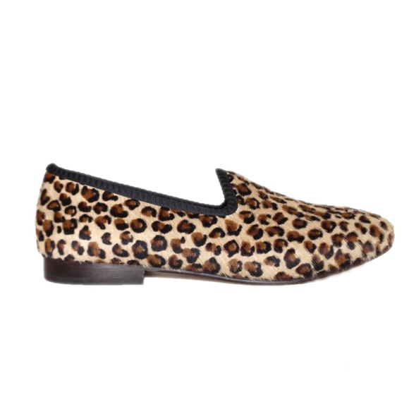 New Del Toro Women's Pony Hair Leopard Loafer, Handmade in Italy size 7 - Picture 3 of 6